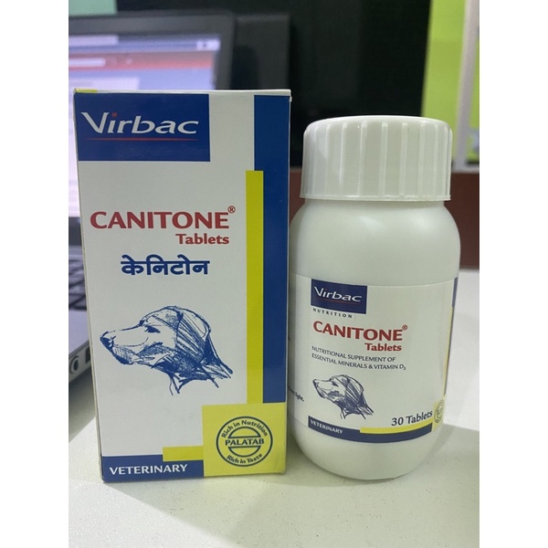 Virbac Canitone 30Tabs (Calcium supplement) Shopee Philippines