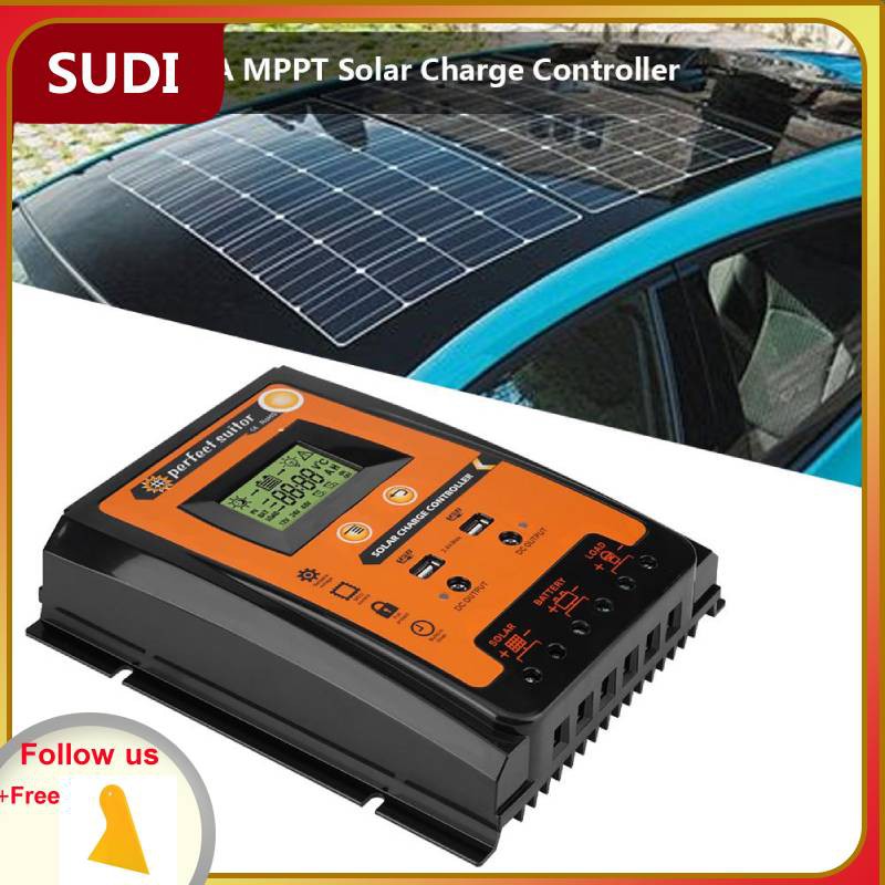 Big Sale 12/24V 30/50A MPPT Dual USB LCD Solar Charge Controller ...