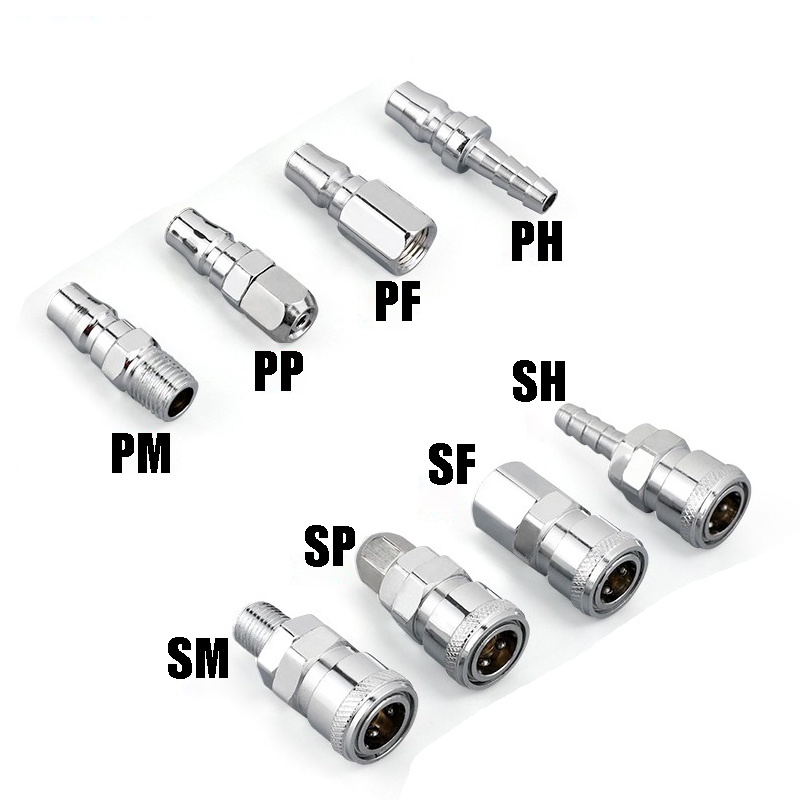 C Type Quick Release Connector Pneumatic fittings Air Compressor Hose Quick Coupler Plug