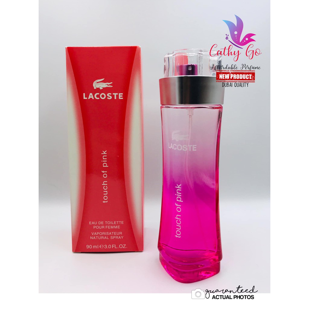 Pink perfume lacoste sale