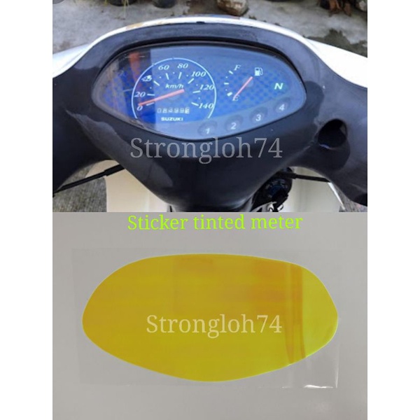SUZUKI SMASH 110 STICKER TINTED METER | Shopee Philippines