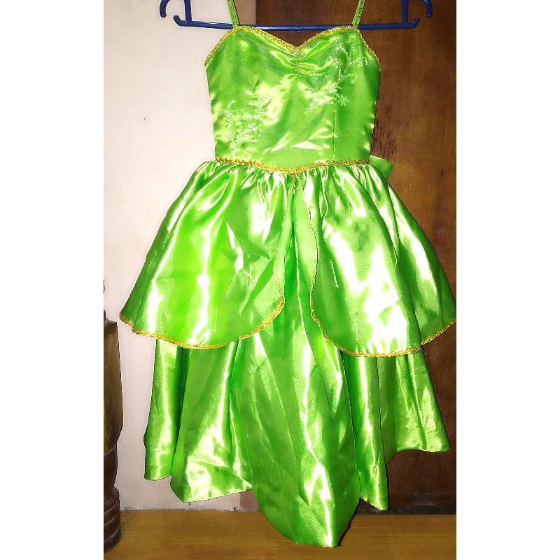 Yellow on sale green dress