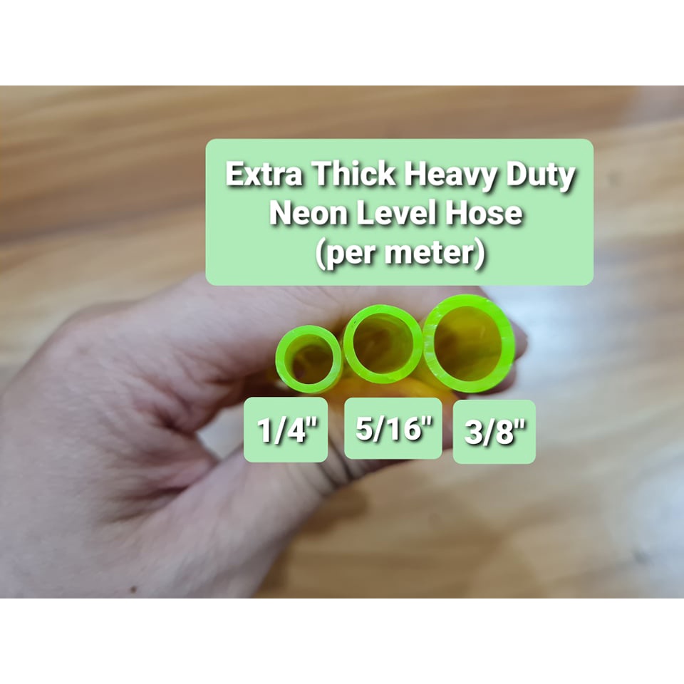 Nova Bull Level Hose Extra Thick Heavy Duty Level Hose 1/4" 5/16" 3/8" (per meter) Shopee