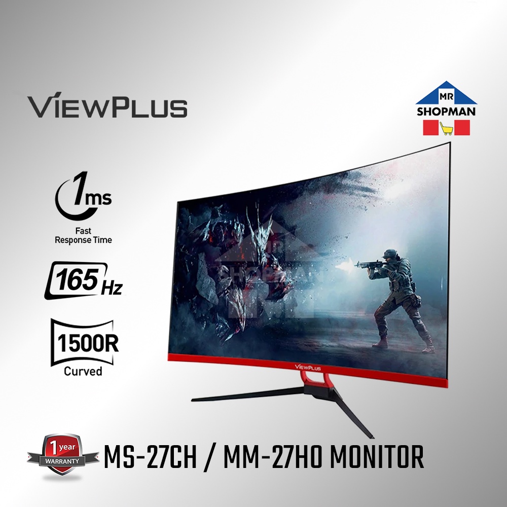 ViewPlus MS27 CH / MM 27CH Curved VA / MM 27HO FLAT IPS 27" 165Hz ELED