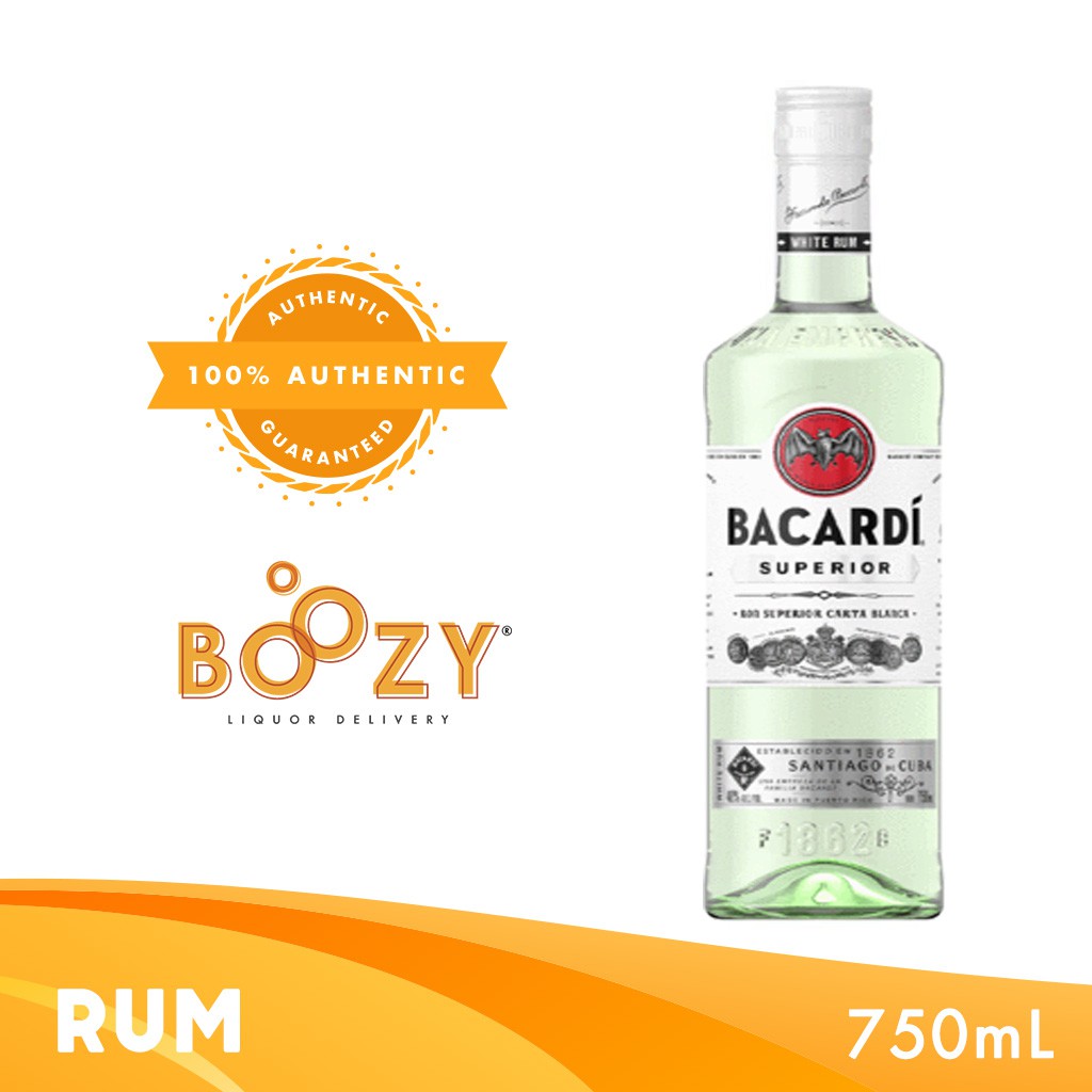Bacardi Superior 750ml Shopee Philippines