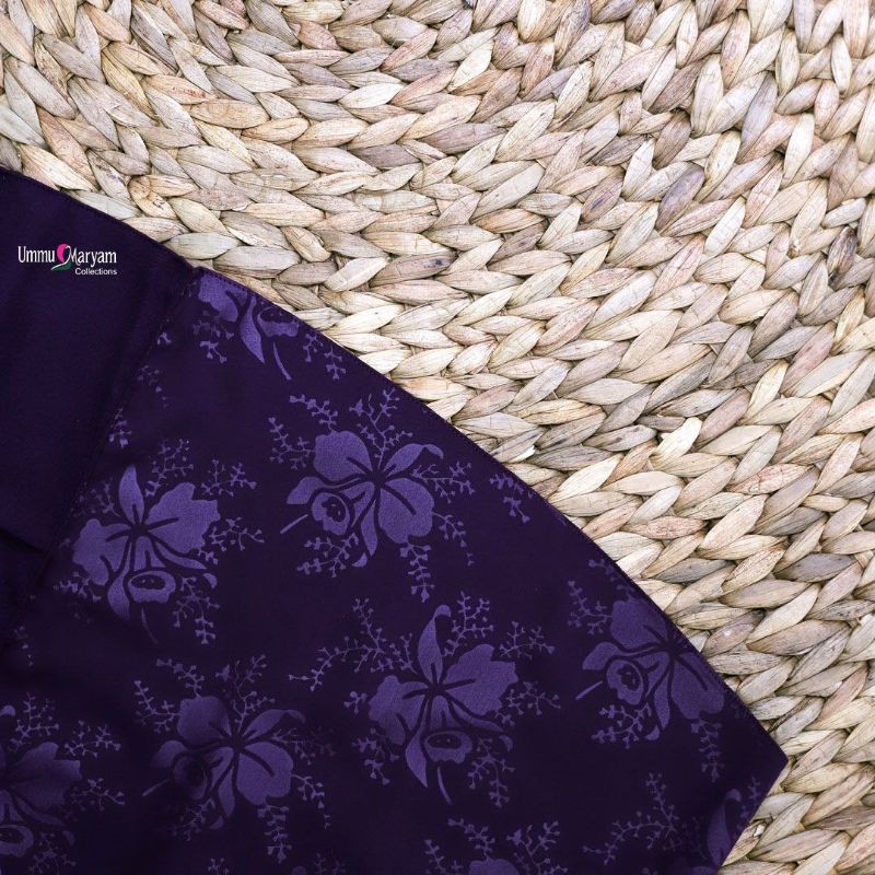 Erina's Brocade Robe set by Umm Maryam Collection eggplan | Shopee ...