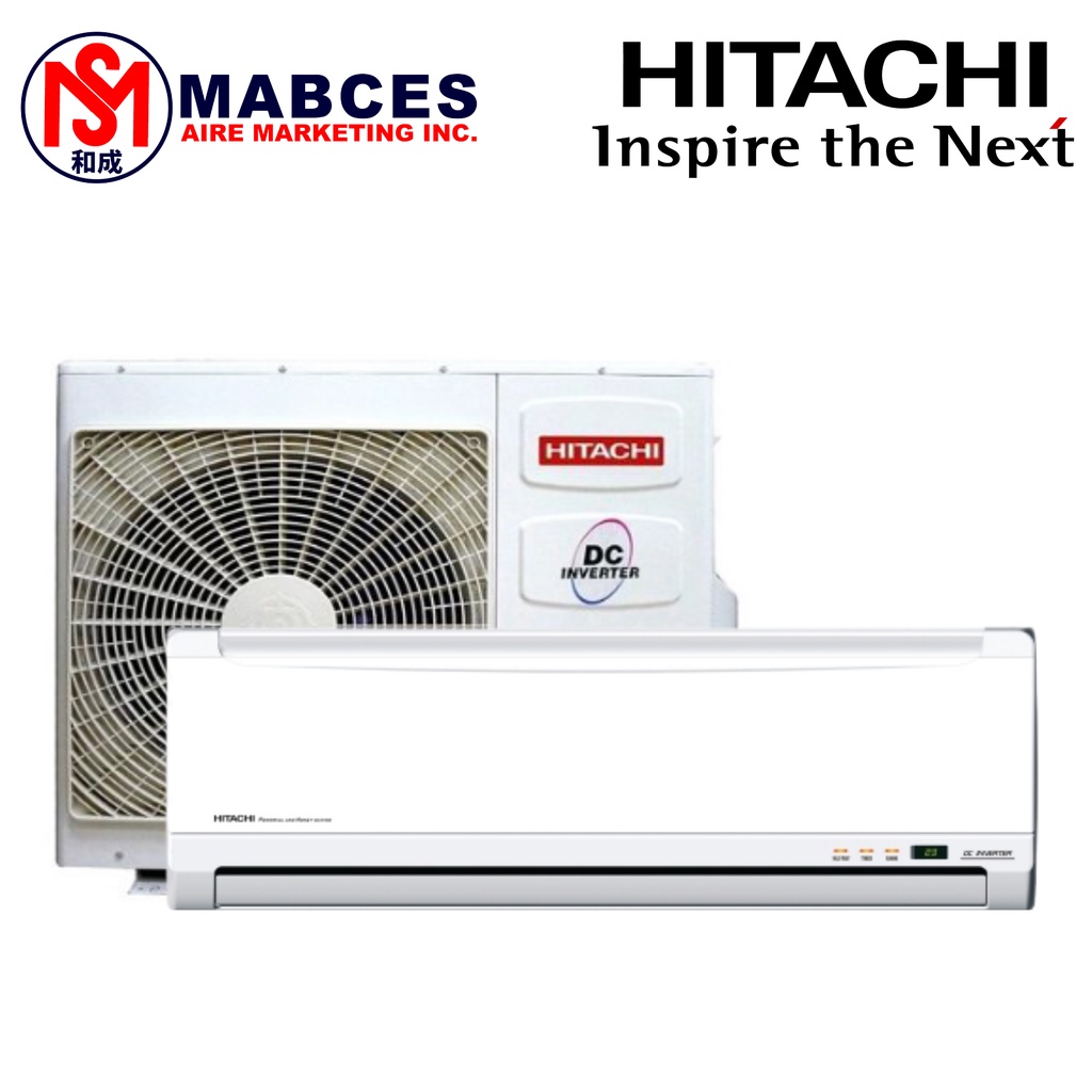 Hitachi 1hp Royal Wall Mounted Split Type Full Dc Inverter Aircon Rasrac 10hthtp Shopee 1712