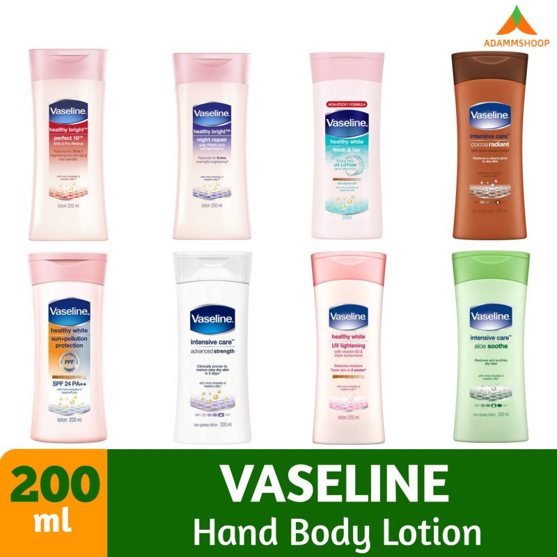Vaseline Hand Body Lotion 200mL Shopee Philippines