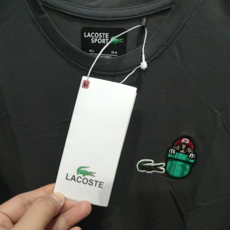 LACOSTE PIQUE SHIRT COLLAB WITH MARIO MEDIUM Shopee Philippines