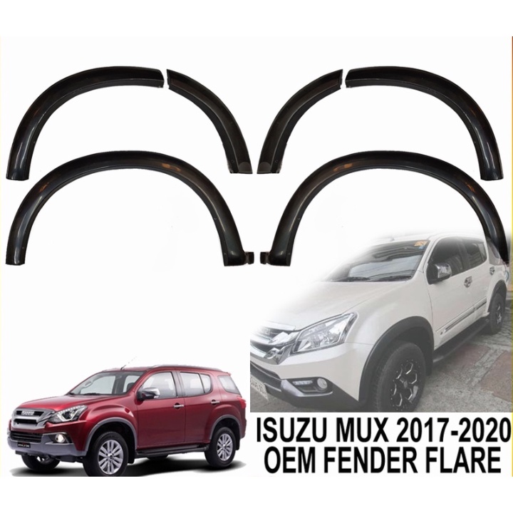 Isuzu MUX 2017 to 2020 OEM Fender Flare SLIM TYPE Shopee Philippines