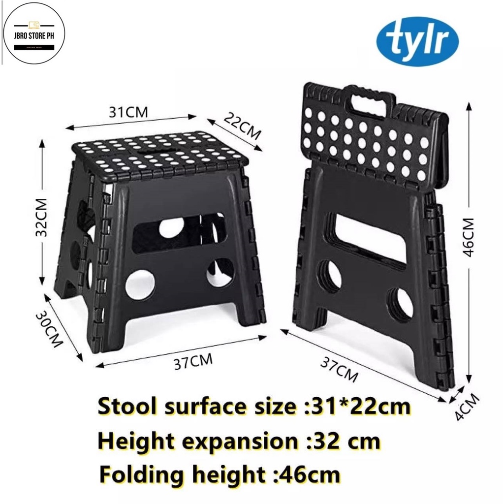 TYLR Folding Step Stool Black Decker Folding Step Stool Camping Folding Step Stool Shopee Philippines