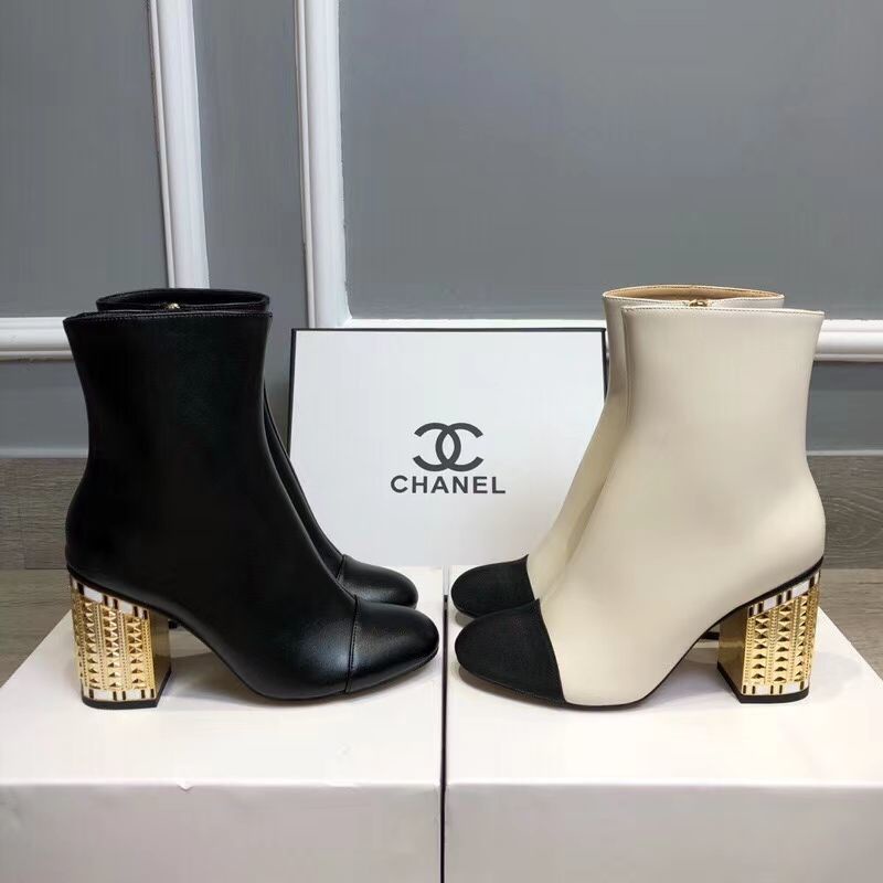 Chanel high 2025 heel boots