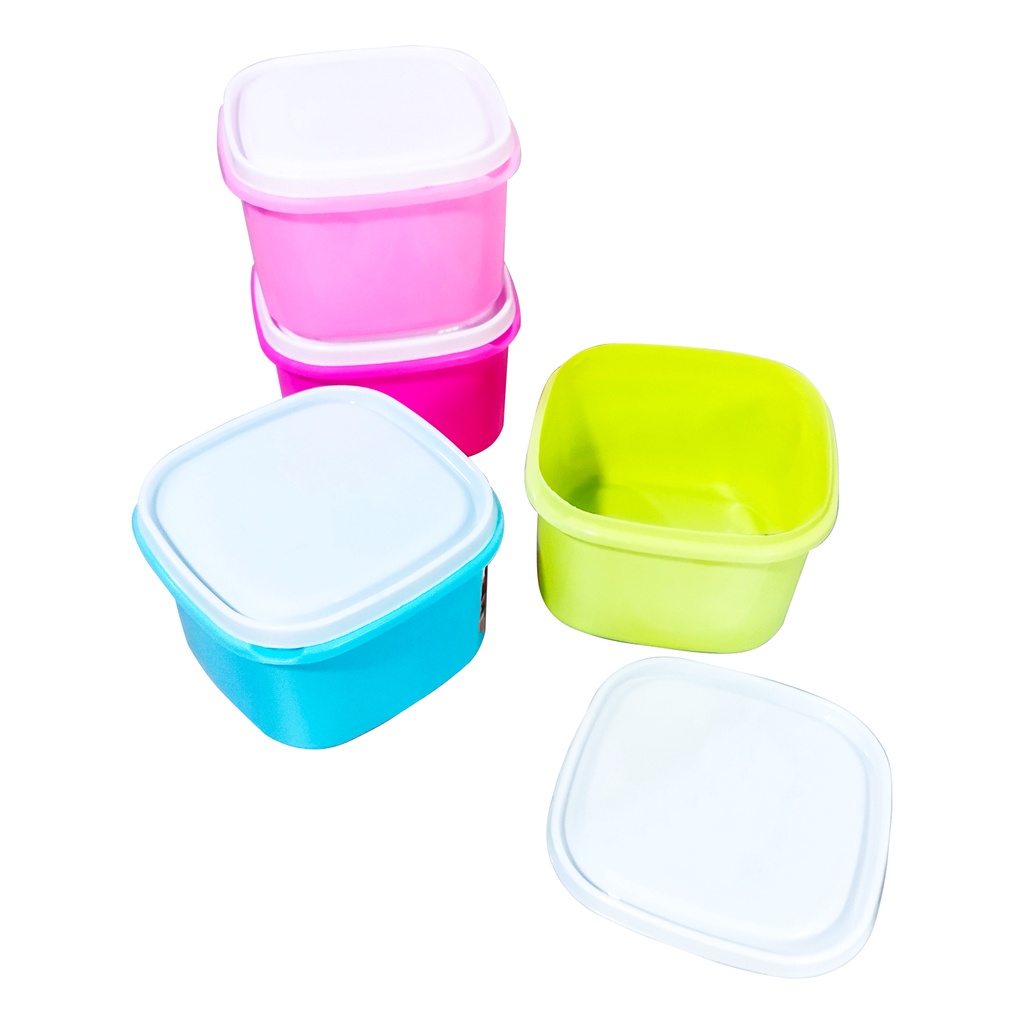 COD DVX #7182 Uniso Reusable Square Plastic Lunch Box Meal Prep ...