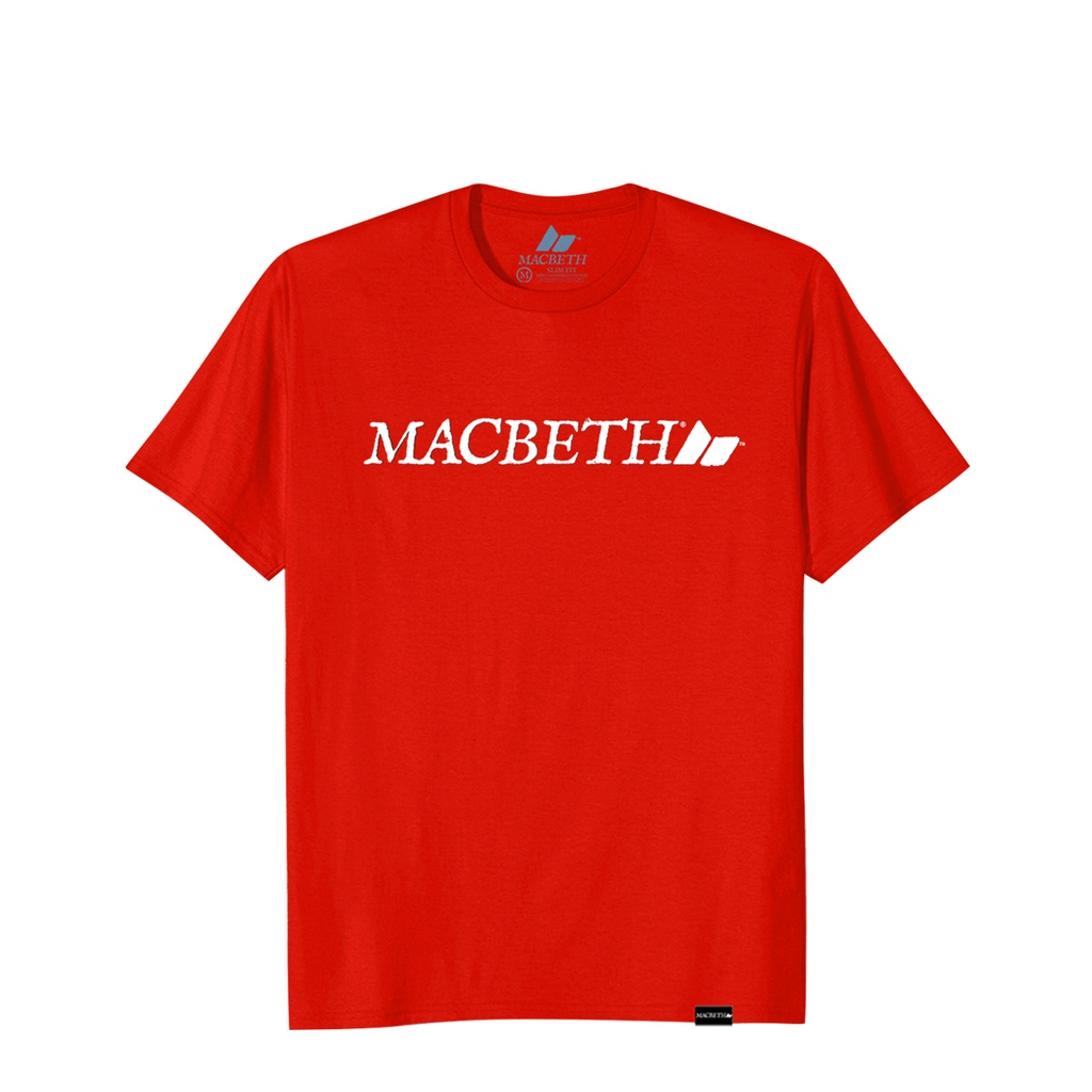 MACBETH 100% Authentic Mens Printed T-Shirt Logo 7031CA063 Chili Red ...