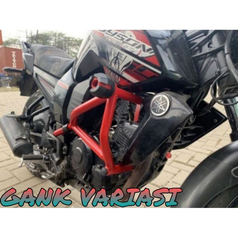 Yamaha Byson Carbu Tubular Crashbar Plus Jalu Frame Slyder | Shopee ...