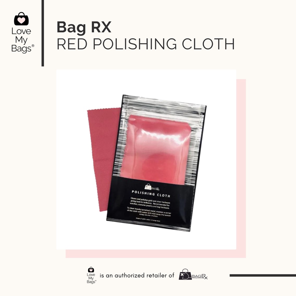 Love My Bags - Bag RX's Polishing Cloth cleans and polished gold and silver  hardware giving back its brilliance. Recommended for watches, costume  jewelry and bag hardware. To clean heavily tarnished metal