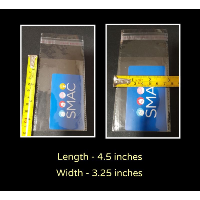OPP with Adhesive Tape Small Sizes, 100 pcs per pack | Shopee Philippines