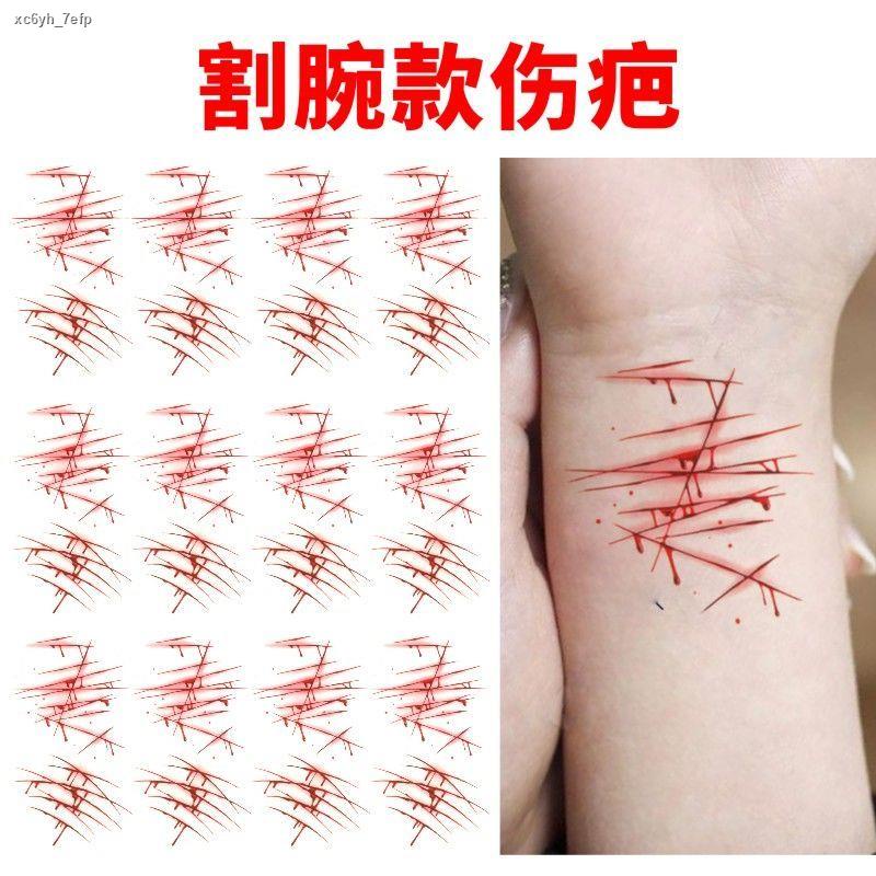 Halloween tattoo stickers fake scar stickers fake scar stickers fake