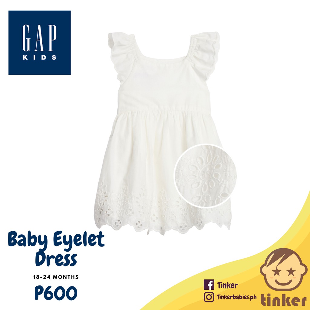 Gap baby eyelet on sale dress