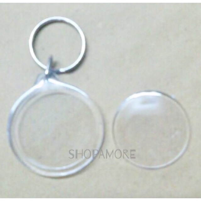 * 50pcs Round Circle Photo Insert Acrylic Keychain | Shopee Philippines