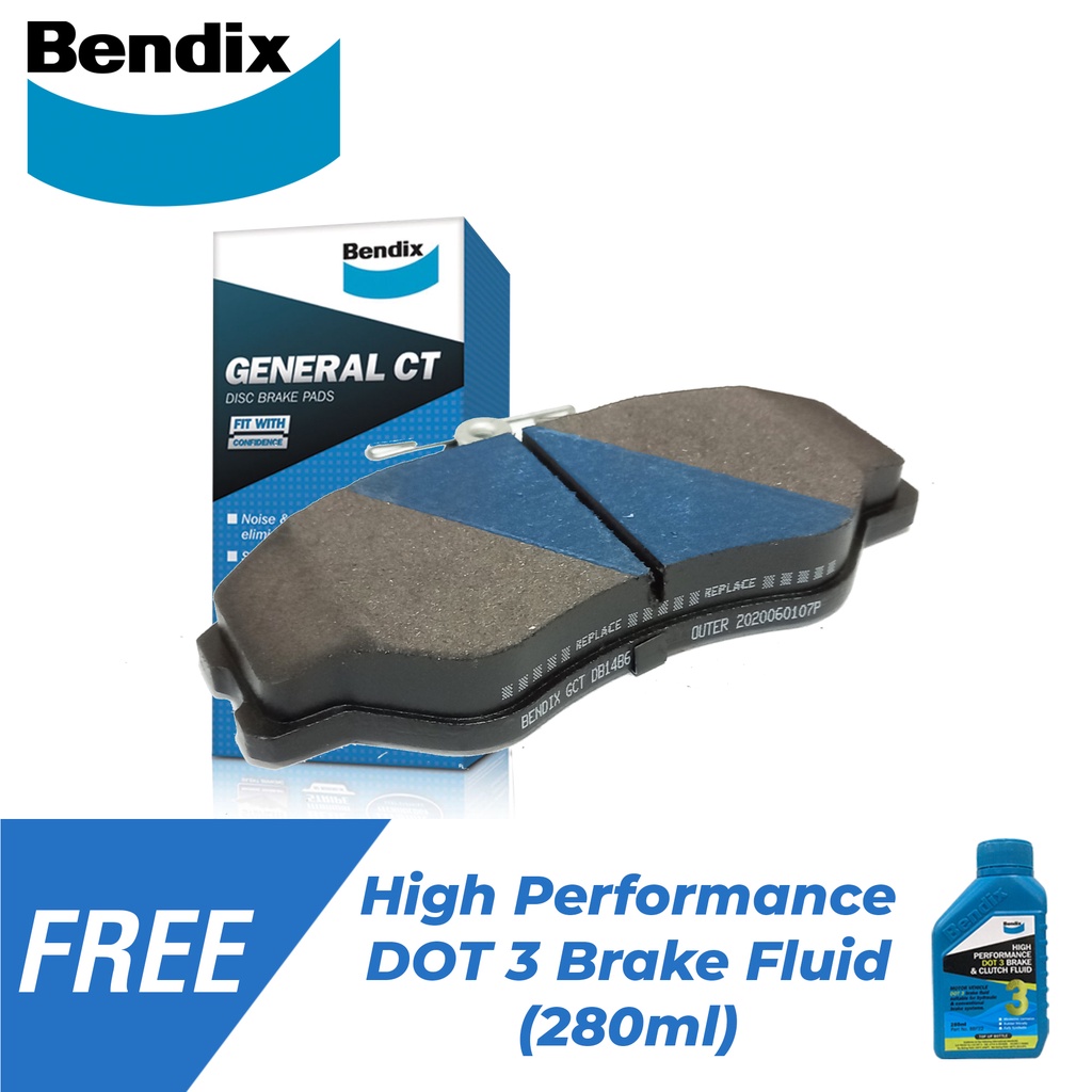 Bendix Brake Pads GCT DB1486 Front Set for Hyundai H100 Grace Porter 1995 2005 Shopee Philippines