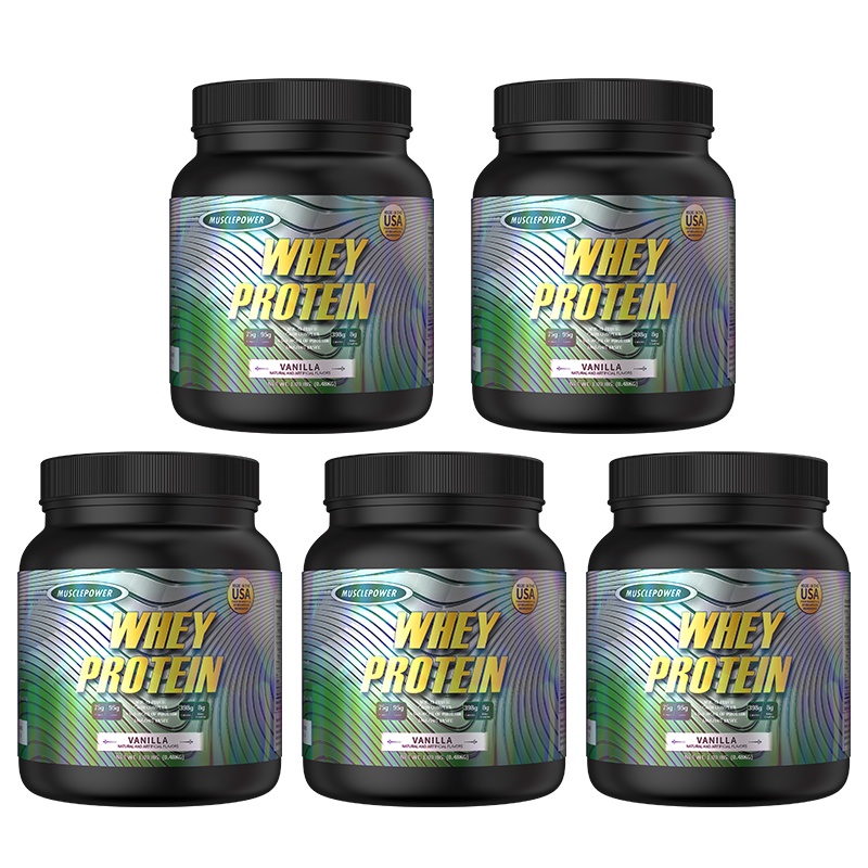 MUSCLEPOWER Whey Protein Isolate Meal Replacement Supplement for Lean