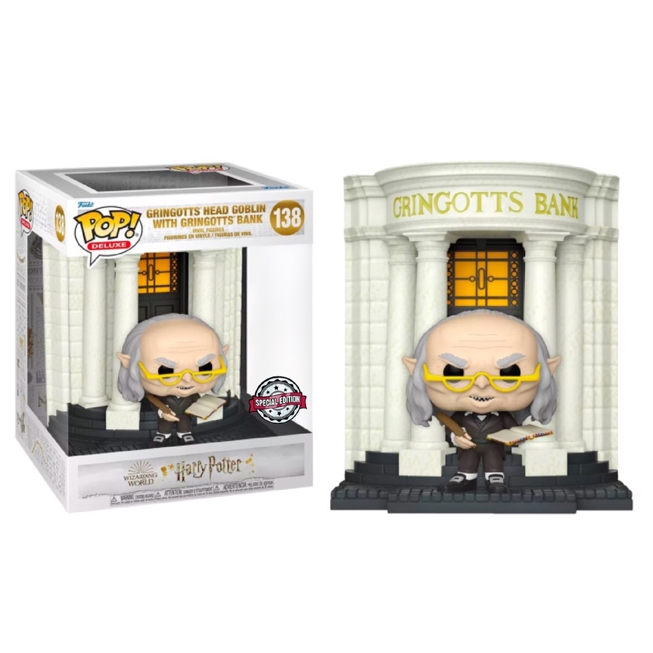 Funko Pop! Deluxe Harry Potter: Diagon Alley - Gringott's Bank With ...