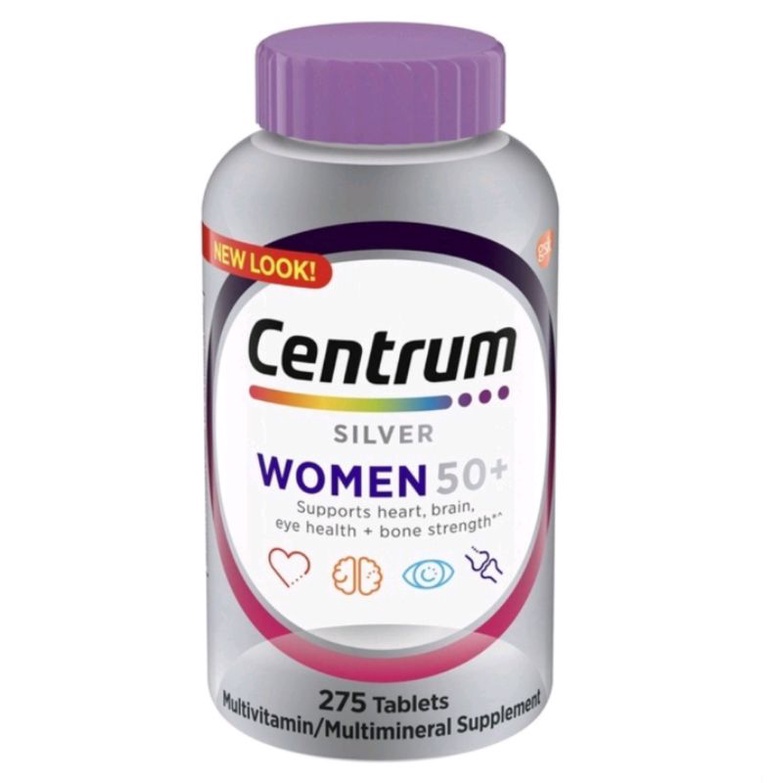 Centrum Silver Women 50+ Multivitamins & Minerals, 275 counts ( EXP ...