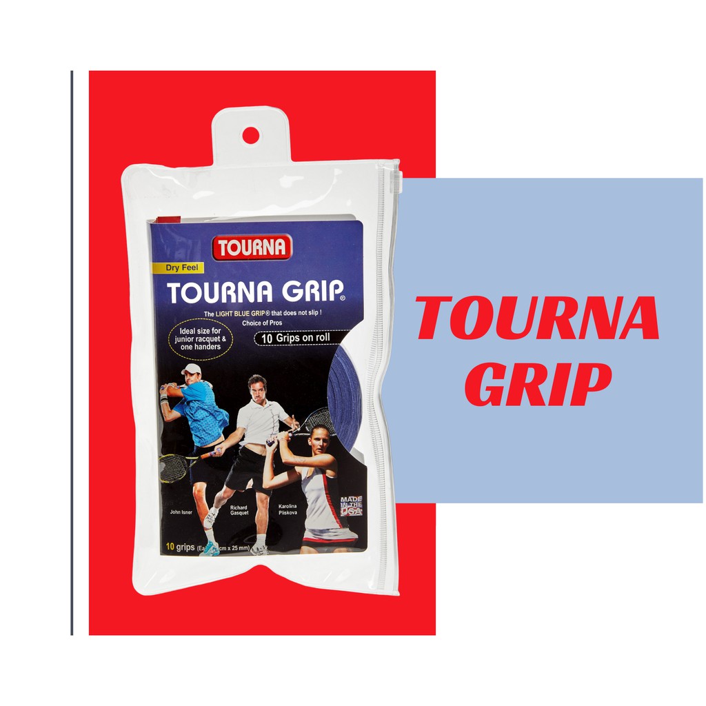  Tourna Grip XL Original Dry Feel Tennis Grip - 10