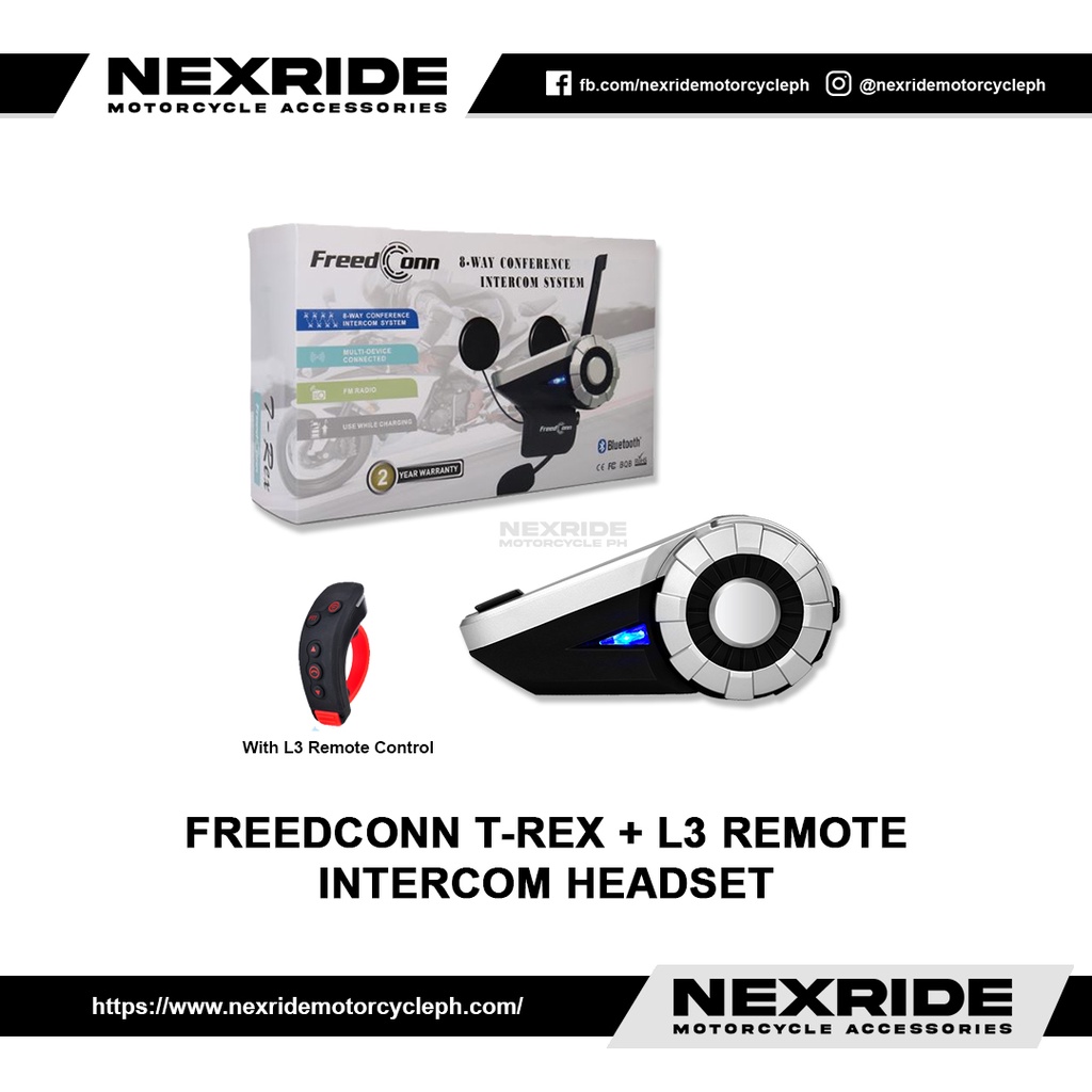 FreedConn T REX 1 piece L3 Remote Controller 1500M 8 Way Rider