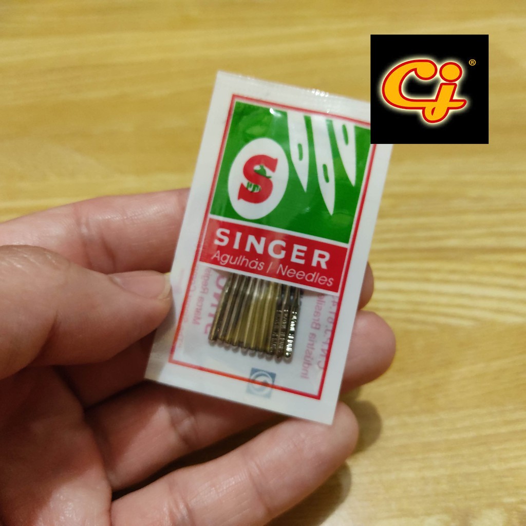 original singer size 16 needle for ordinary sewing machine | Shopee ...
