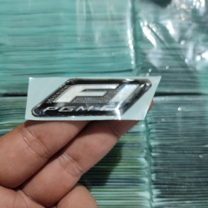 3d embossed emblem, BEST QUALITY PGM FI logo sticker | Shopee Philippines