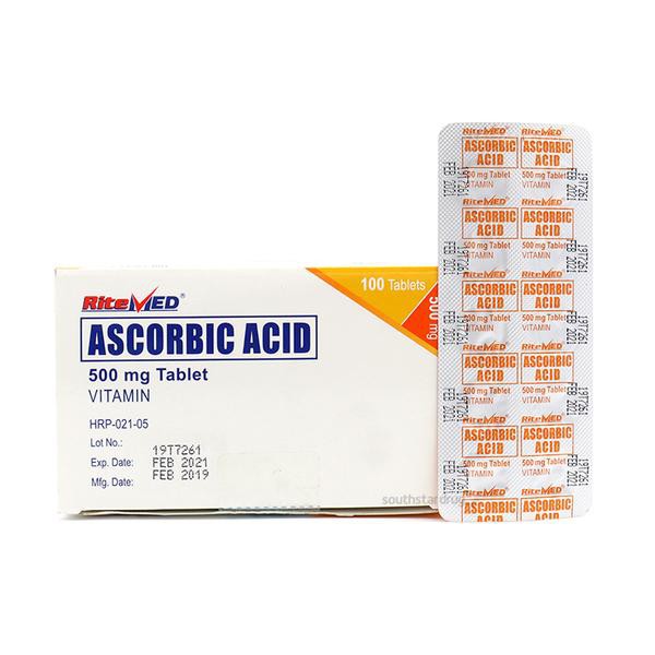 RHEA Vitamin B Complex + C / RHEA Ascorbic Acid 500mg / RITEMED Ascorbic Acid Vitamin C 500 mg