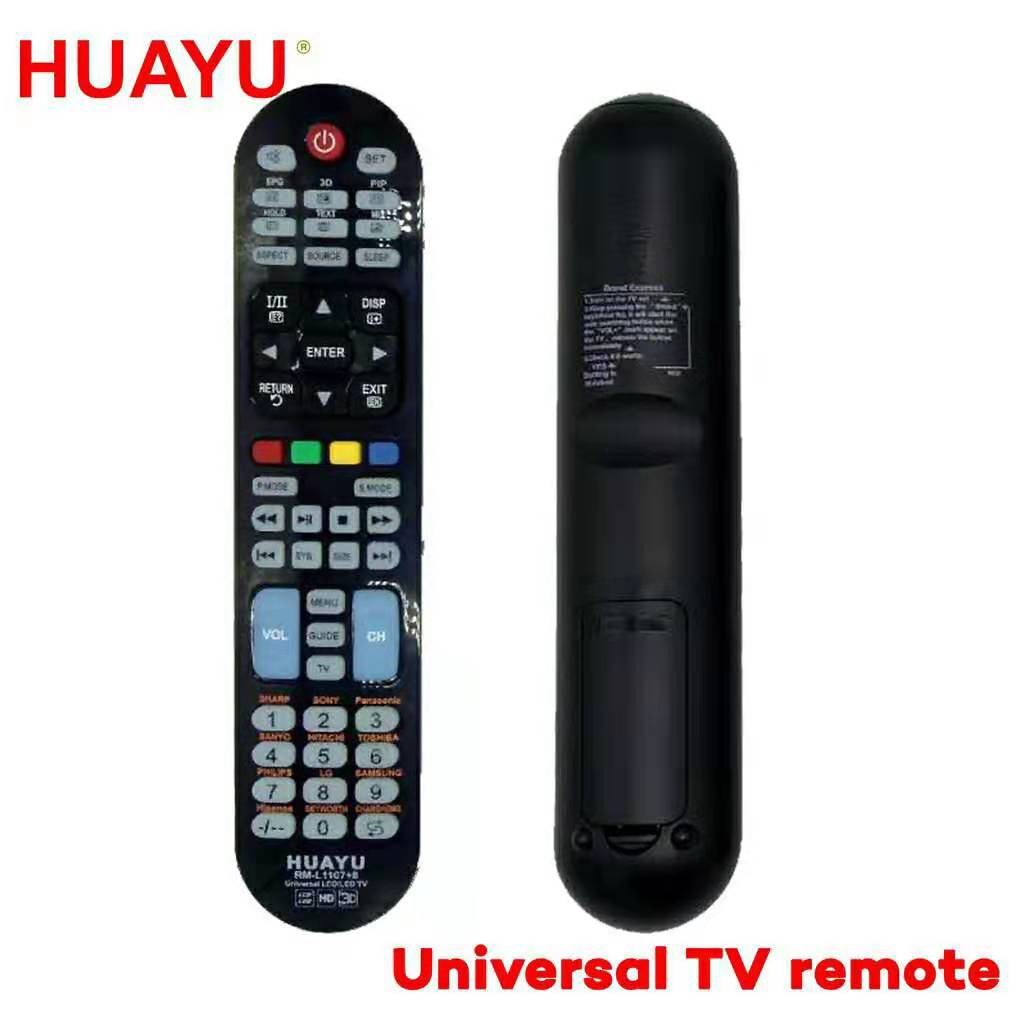 Huayu RM-L1107+8 Universal LED/LCD Remote Control | Shopee Philippines