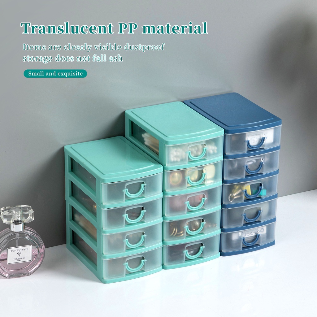 PP 4/5 Layers Dust-Proof Detachable Drawer Transparent Storage Box ...