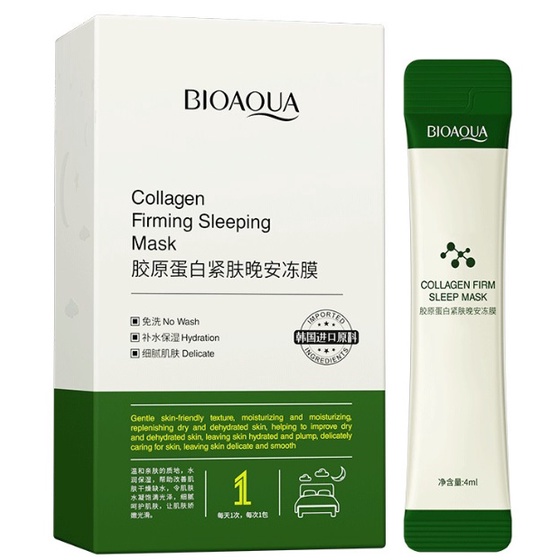 AWC Store Original Bioaqua Collagen Firming Sleeping mask 20pcs DIRECT