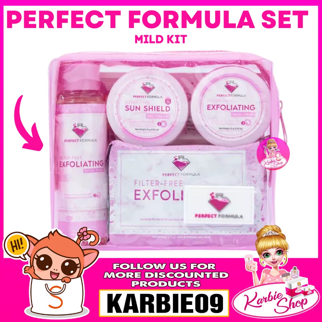 Orig Perfect Formula Filter-Free Exfoliating Facial Set (MILD KIT ...