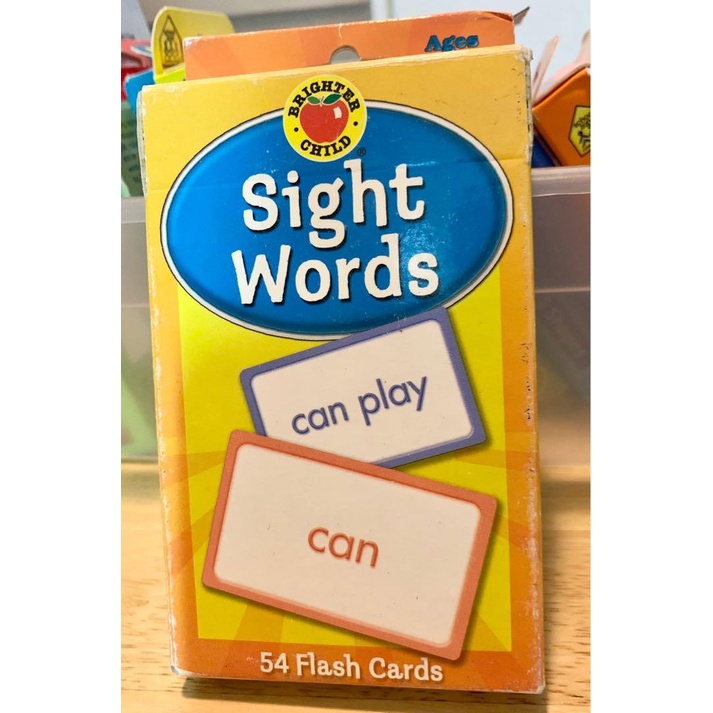 Brighter Child Flash Cards:First Words: Brighter Child