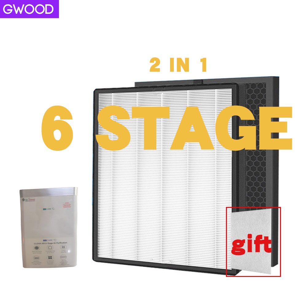 GWOOD Replacement filter for UV CARE Air Purifier 6 Stage 7stage 8 ...