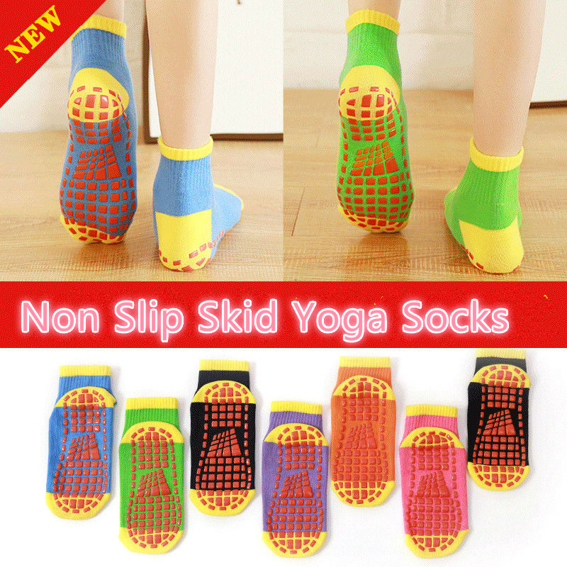 Kids Adults Anti-Slip Socks Parent-Child Trampoline Sock Cotton