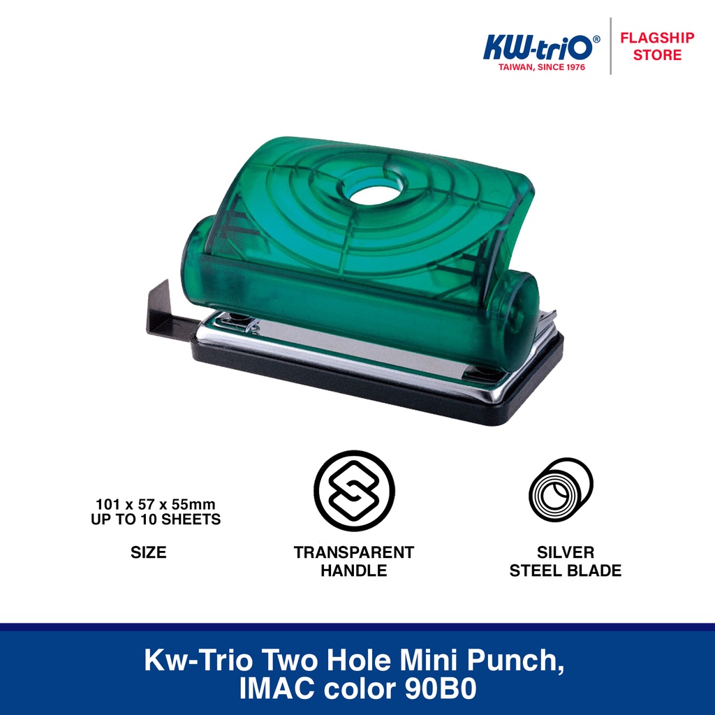 Kw-Trio Two Hole Mini Punch, IMAC color, [151790B0] | Shopee Philippines