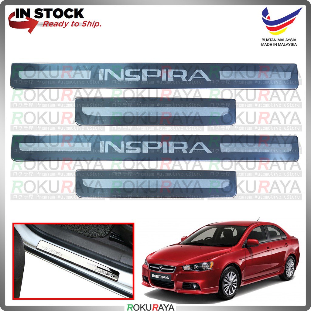 [BESI] Proton Inspira Stainless Steel Chrome Side Sill Kicking Plate