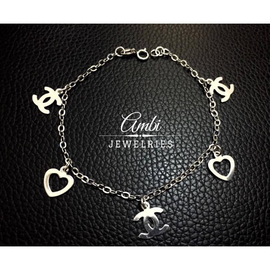 Chanel silver deals bracelet