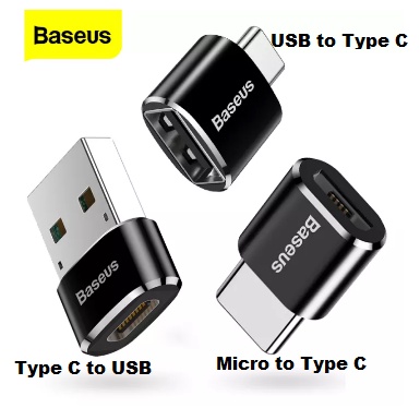Baseus USB Male to USB Type C Female Cable OTG Adapter Converter ...