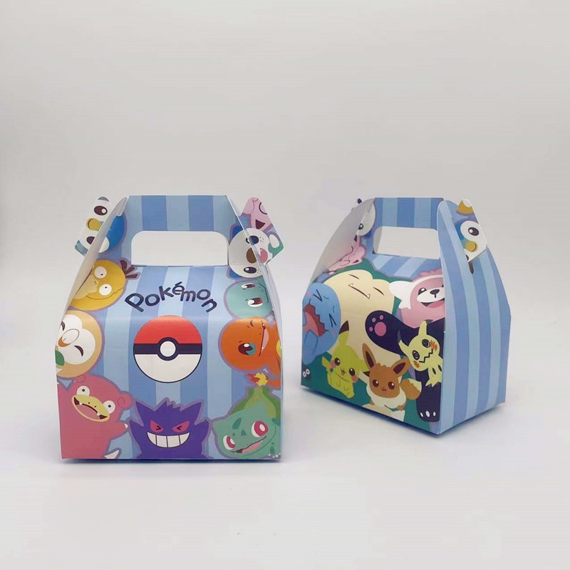 6pcs Anime Pokemon Go Candy Box Small Paper Gift Box | Shopee Philippines