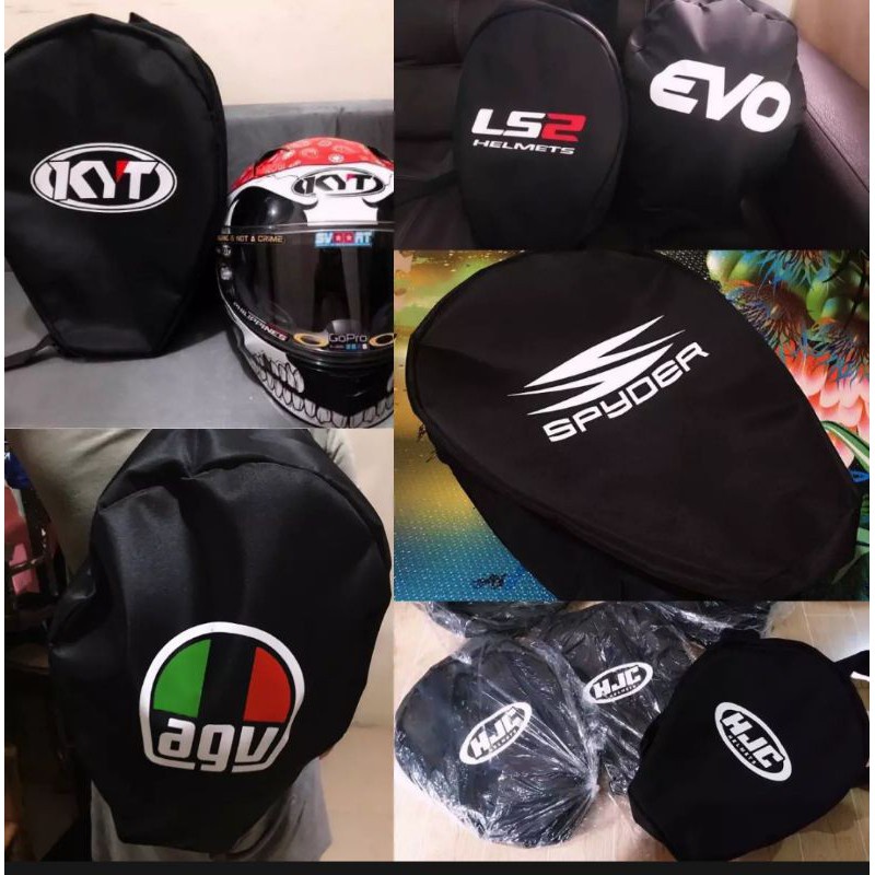 EVO/SPYDER/LS2/KYT/HJC/NHK/AGV/PLAIN WATERPROOF HELMET BAGhelmet ...