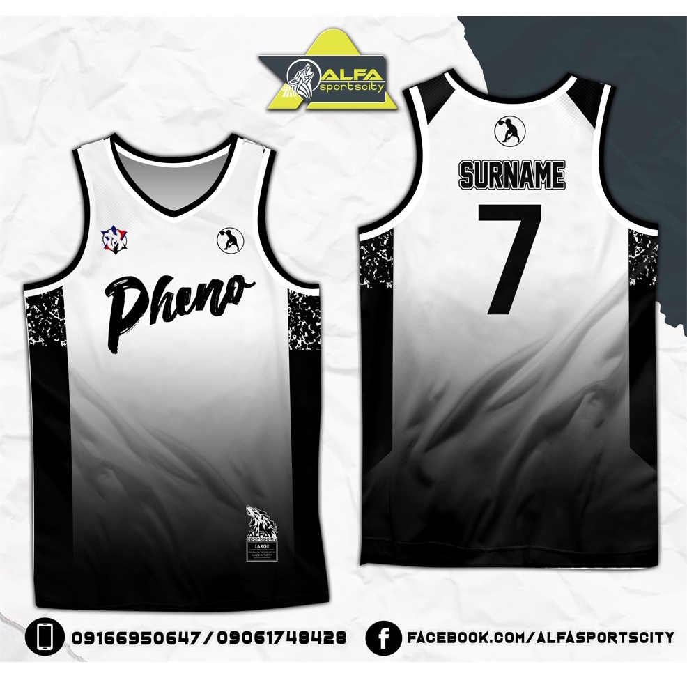 ALFA PHENO DESIGN FULL SUBLIMATION BASKETBALL JERSEY UPPER ONLY 3D