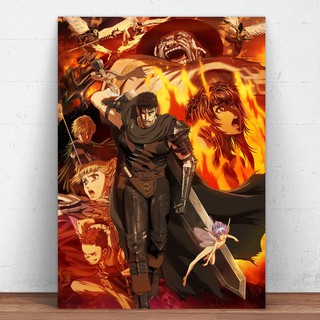 Berserk Metal Tin Sign Classic Anime Poster Home Decor Wall Decor  Decorative Metal Plate Wall Art Poster Fashion Modern