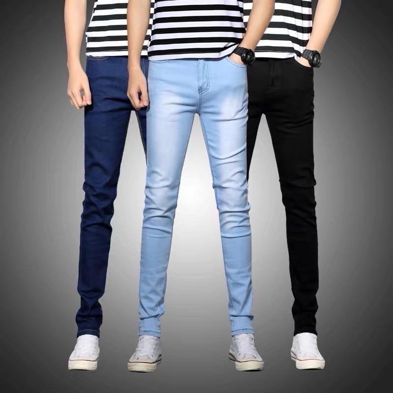 Mens's Maong Stretchable Pants Skinny Jeans | Shopee Philippines