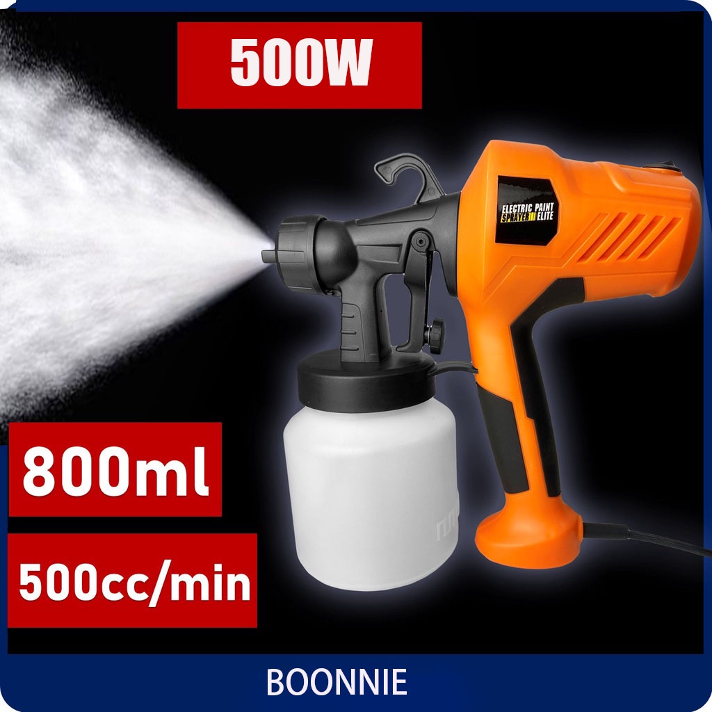500W 800ml Electric Spray Gun For Painting Car Spray Gun Set Adjustable